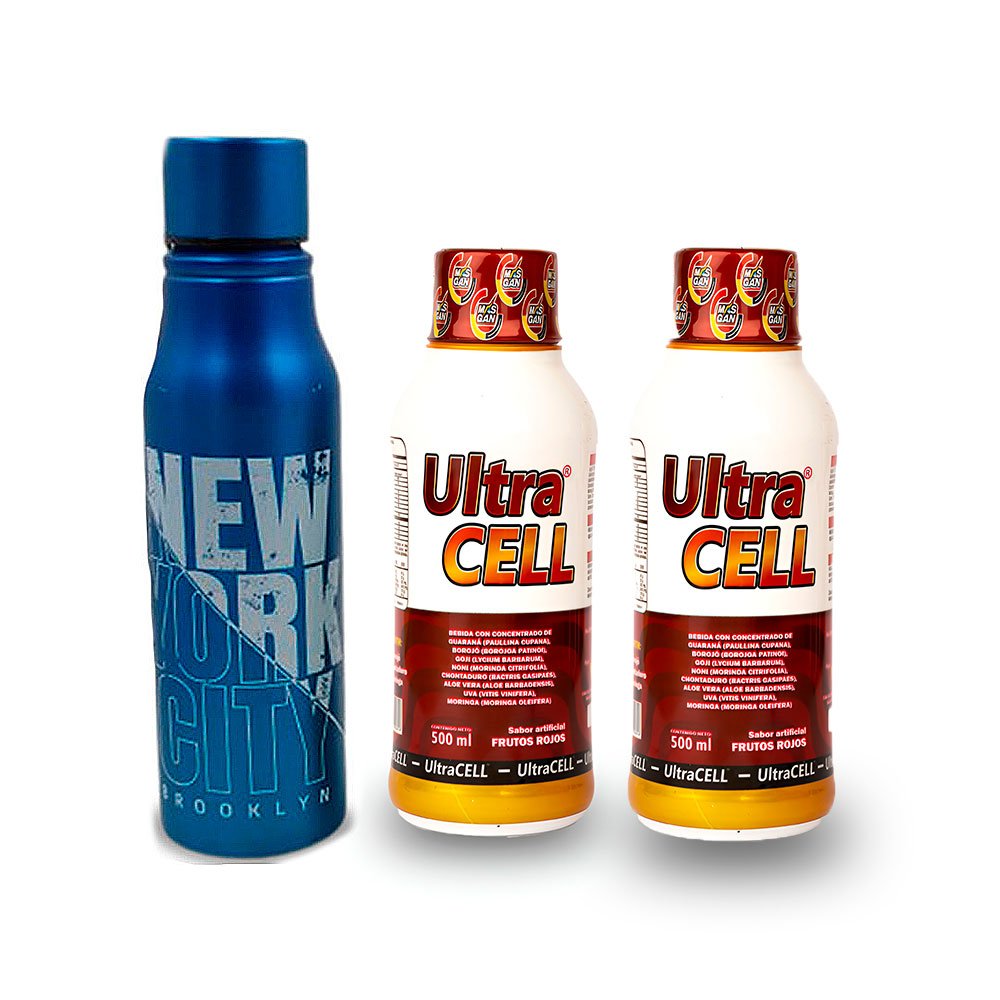 2 UltraCell x 300ml + Botella de Agua